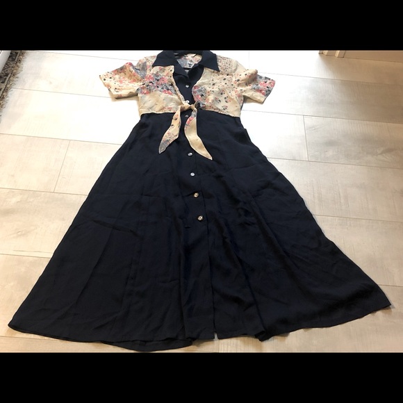 Elegant Long Summer Dress Cute Floral Top - NEW imported - Picture 3 of 8